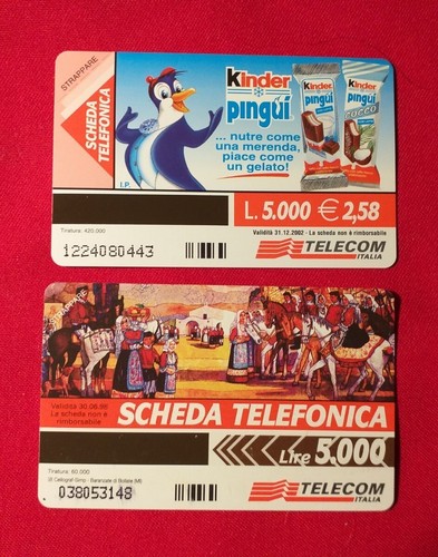 Schede telefoniche nuove -  schede,
