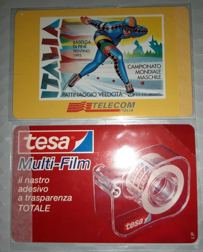 Coppia schede telefoniche rare - coppia,