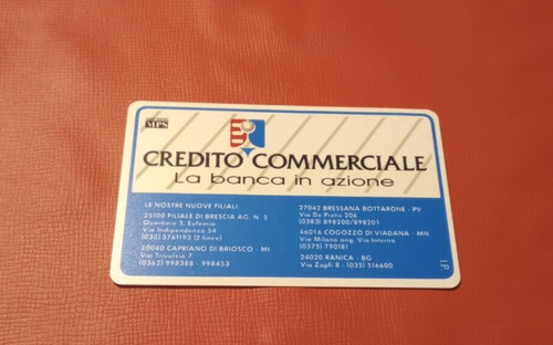 Scheda telefonica credico - telefonica,